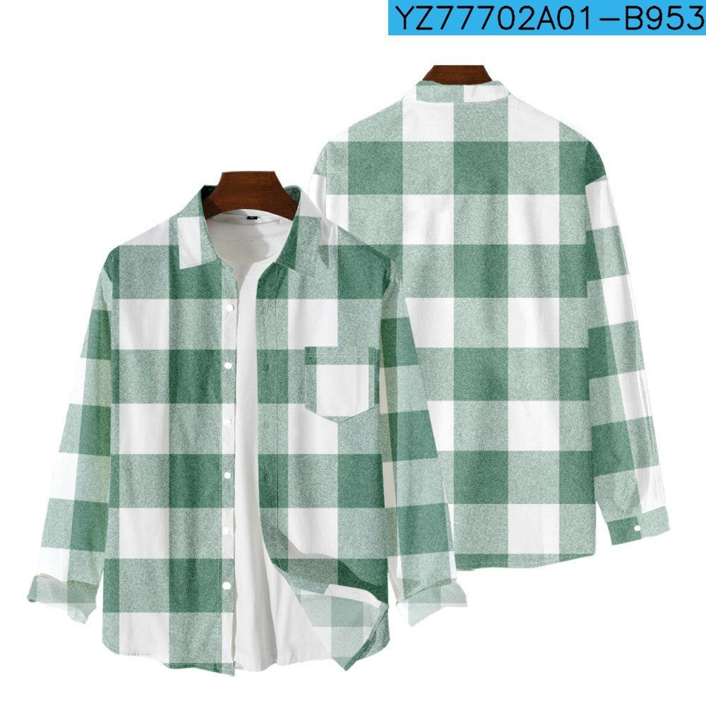 Herren Langarmhemd Kariert – Bequemer Loose Fit – Bild 4 | LuxeStyle