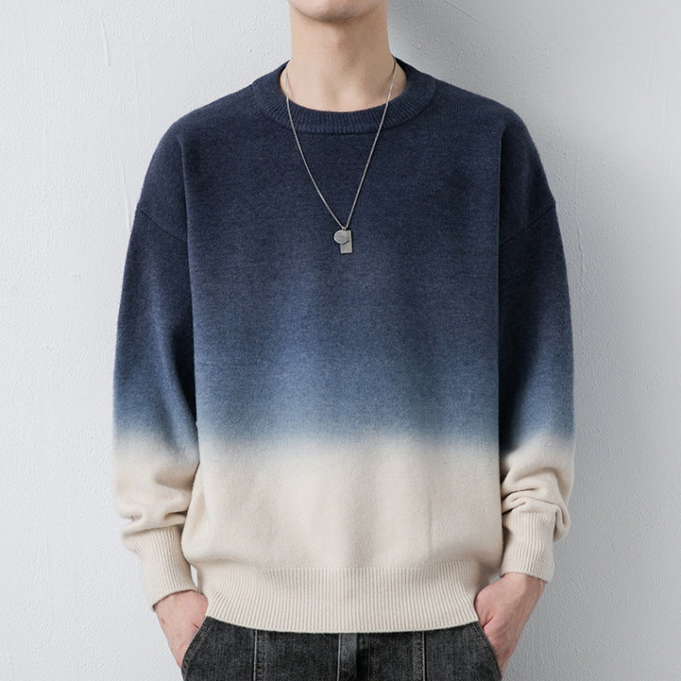 Lockerer Pullover mit Rundhalsausschnitt – Bild 5 | LuxeStyle