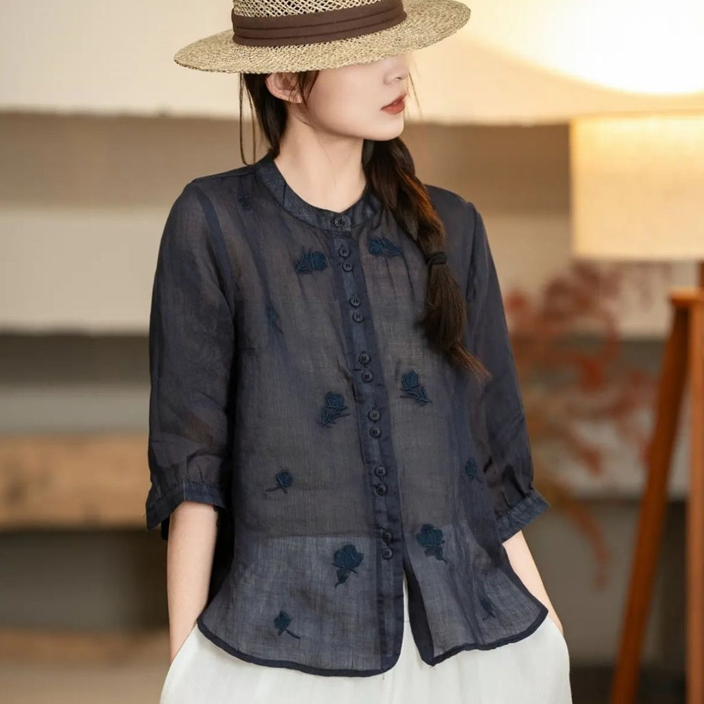 Retro-Bluse