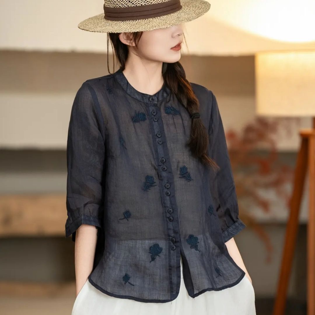 Retro-Bluse