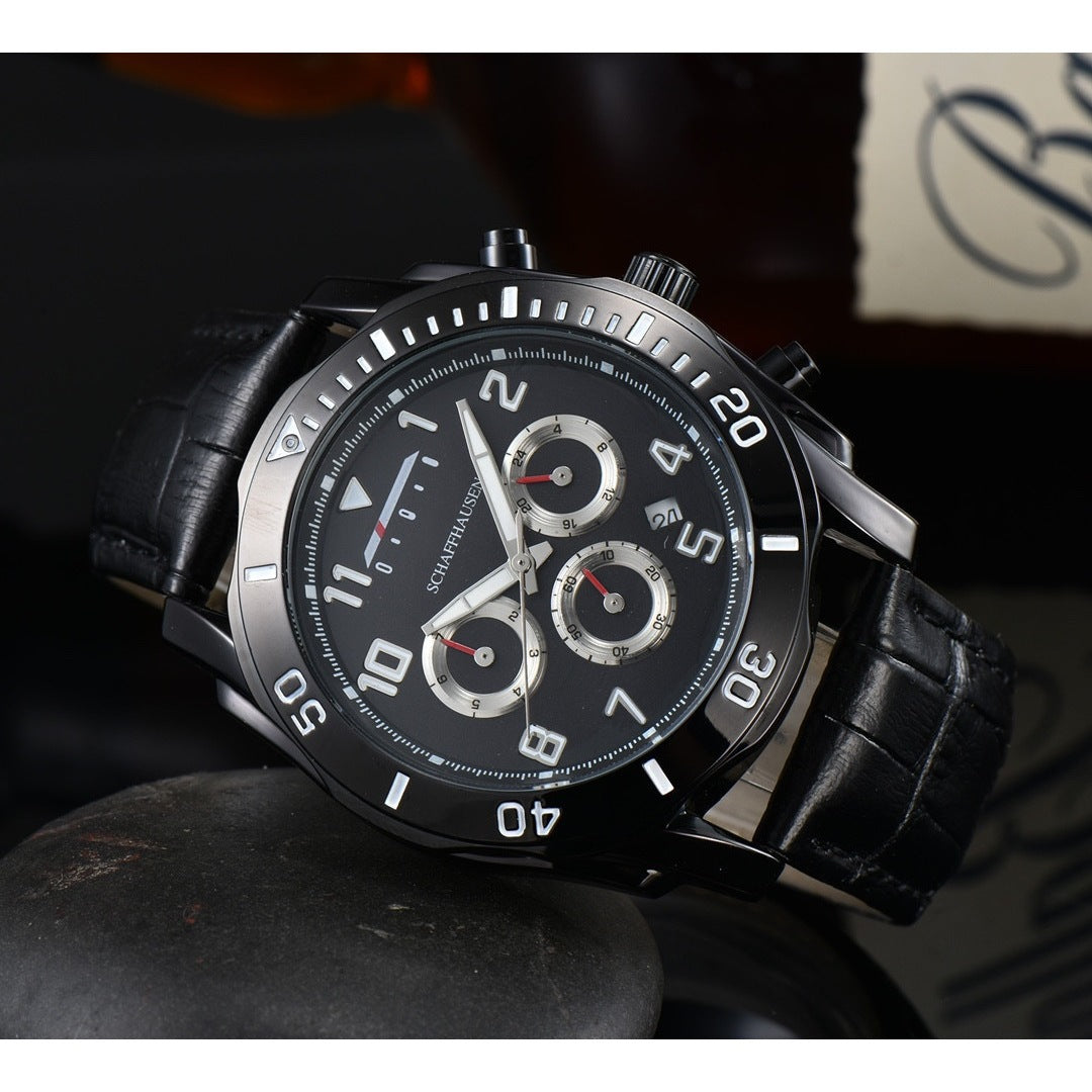 Herren Business Quarzuhr mit Chronograph