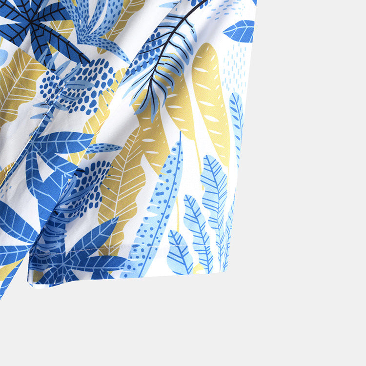Herren Hawaiihemd Kurzarm mit Blumenmuster – Bild 2 | LuxeStyle