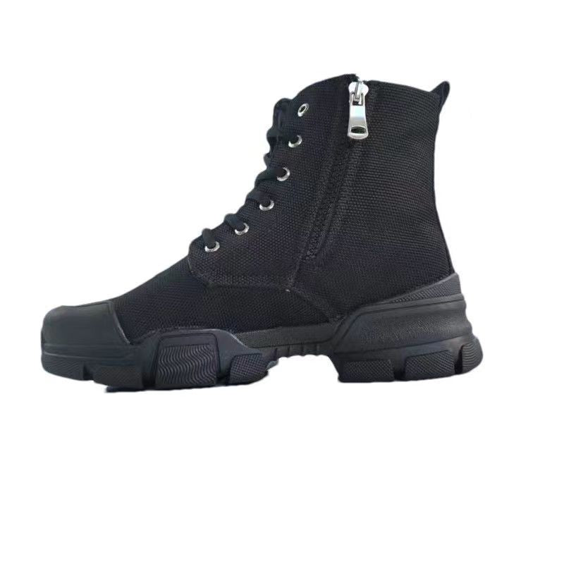 Herren-Stiefel mit Schnürung und dicker Sohle – Bild 3 | LuxeStyle