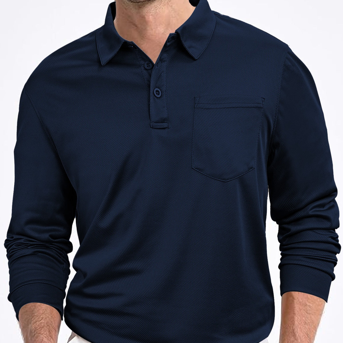 Herren Langarmhemd Casual Loose Fit – Bild 3 | LuxeStyle