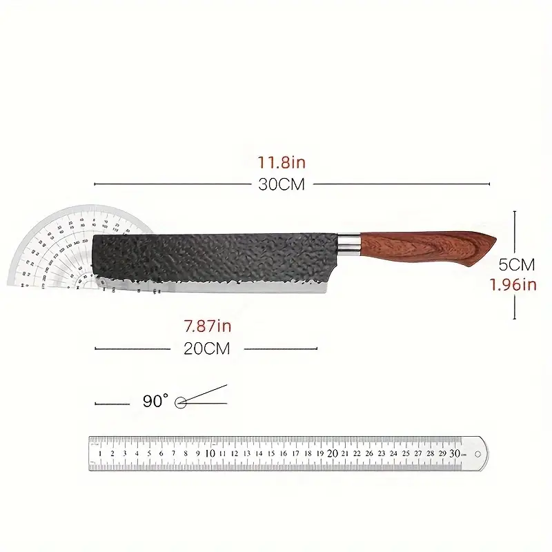 6-teiliges Küchenmesser-Set aus geschmiedetem Edelstahl – Ansicht 5