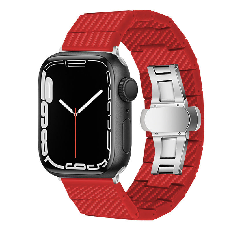 Uhrenarmband mit Karbonfaser-Textur – Bild 4 | LuxeStyle