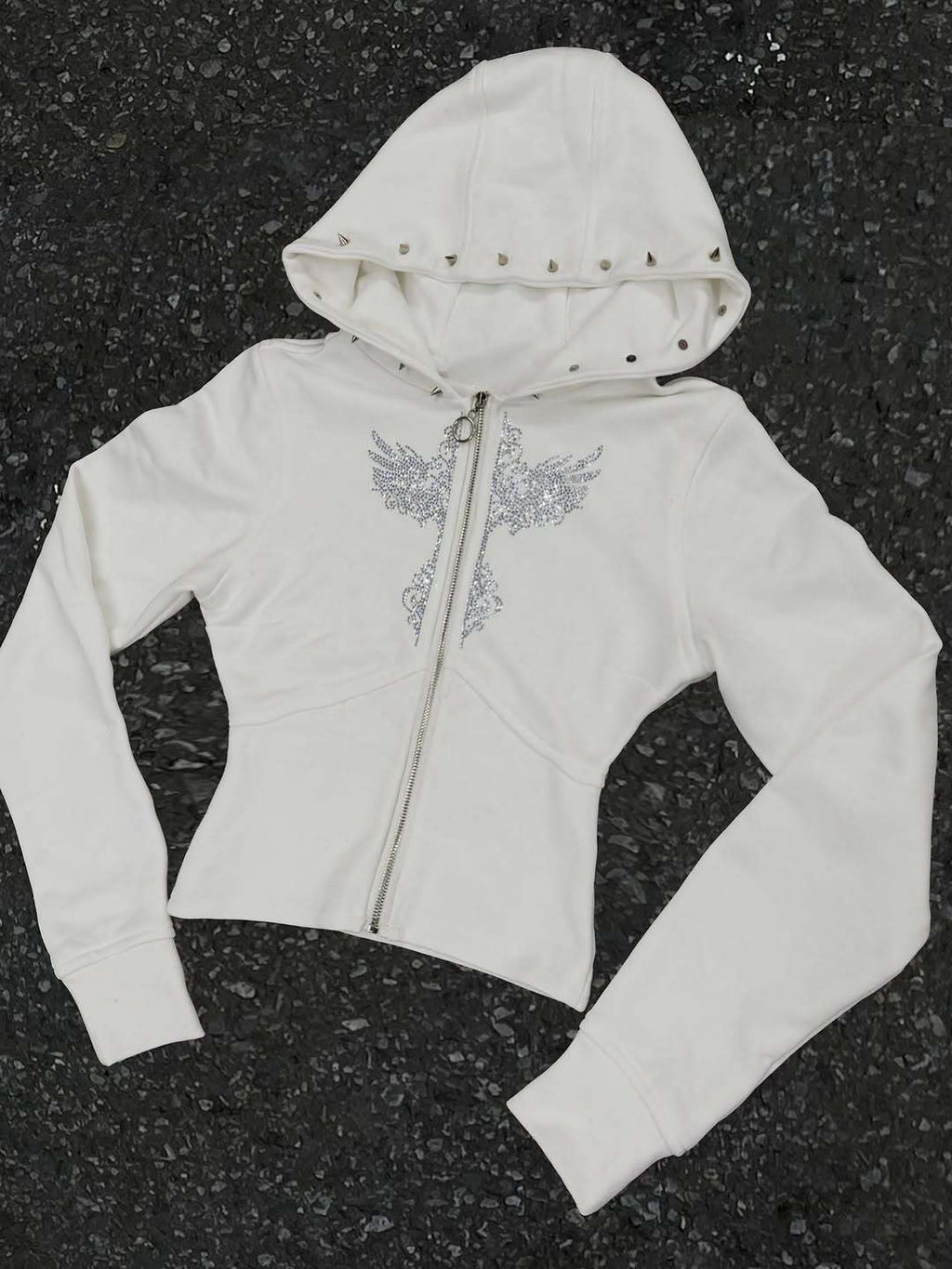 Y2K Harajuku Hoodie mit Nieten