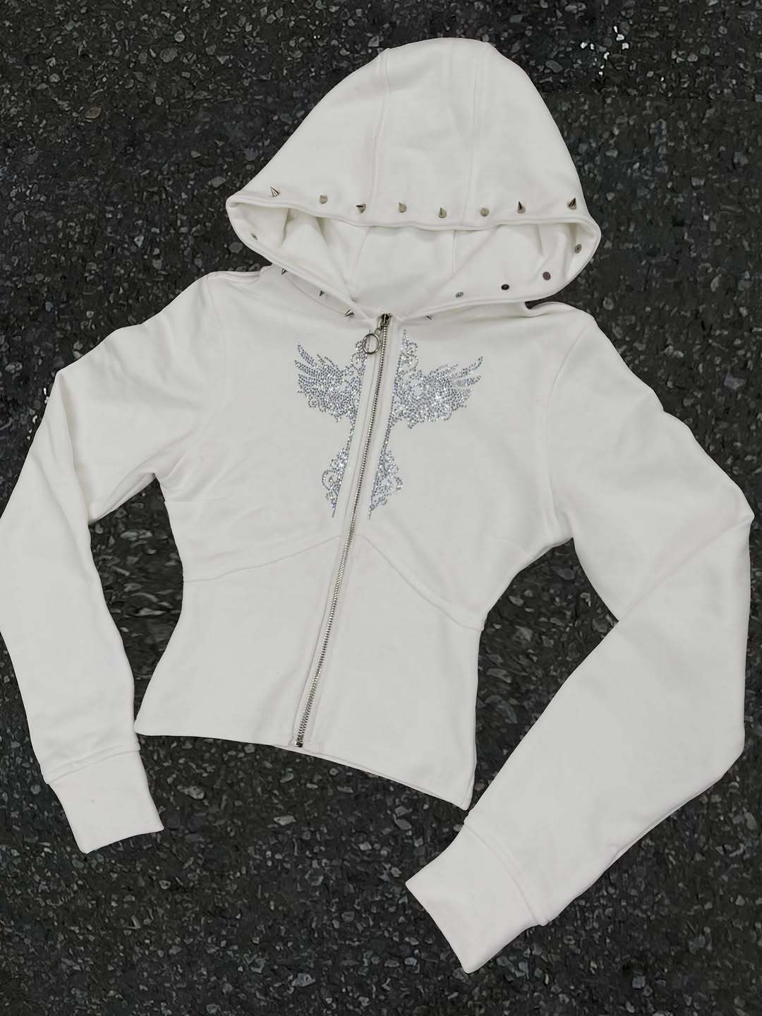 Y2K Harajuku Hoodie mit Nieten