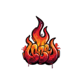 Sticker «Flame»