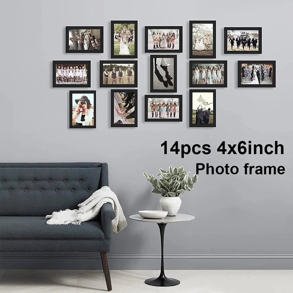 Foto-Wand Set 9-teilig Bilderrahmen – LuxeStyle Schweiz