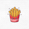 Sticker «Fries»