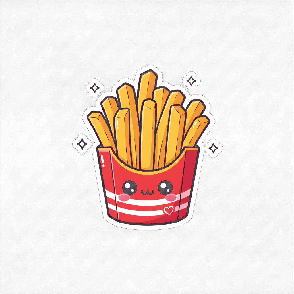 Sticker «Fries»