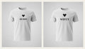 Hubby & Wifey Partner-Shirts – photorealistisch