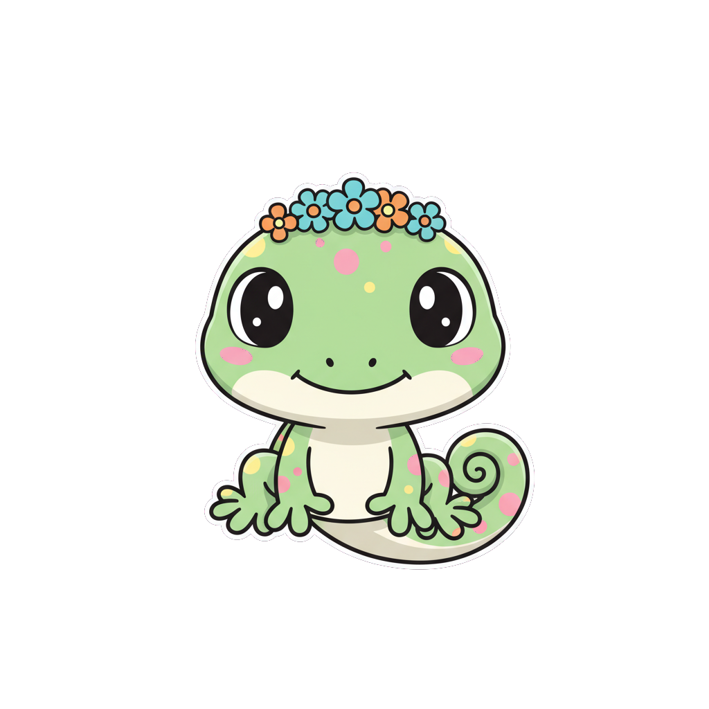 Sticker «Gecko»