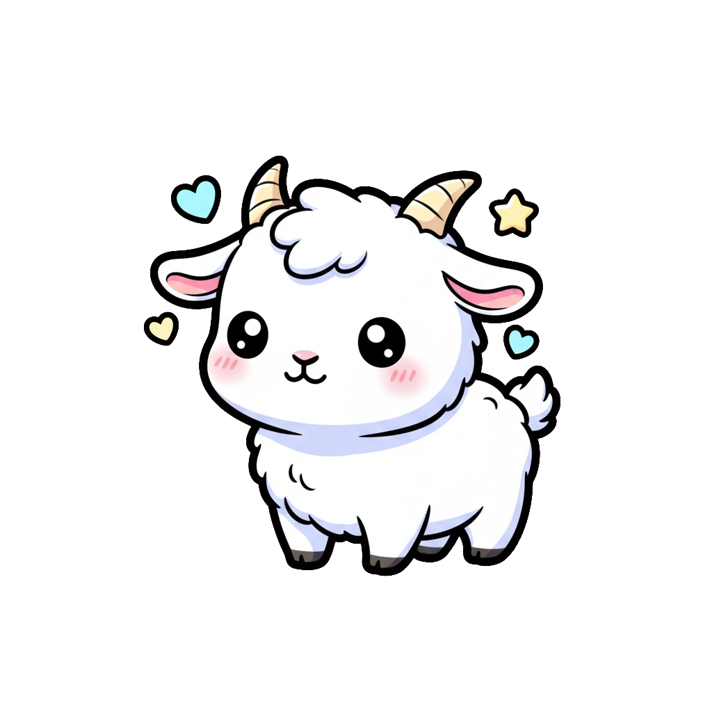 Sticker «Goat»