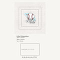 Grössenvergleich – Sticker «Baseball» · 1 Stück