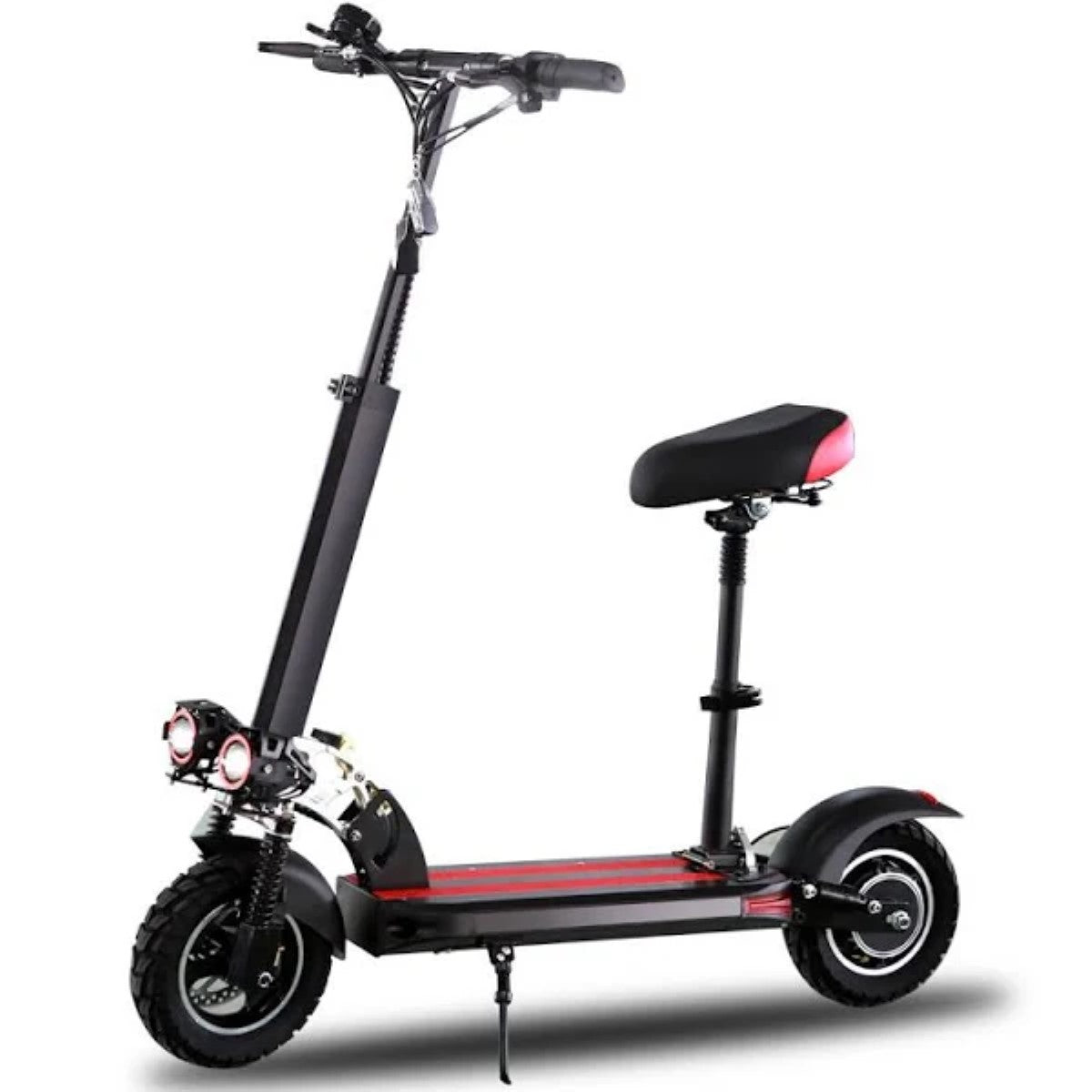 Elektroroller Smeco 10" 1000W Schwarz 40-45 km/h · Generalüberholt (Note C)