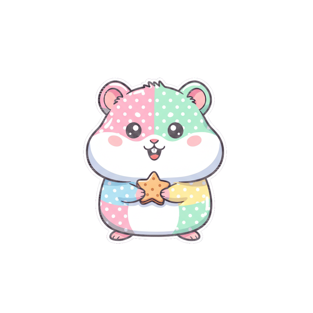 Sticker «Hamster»