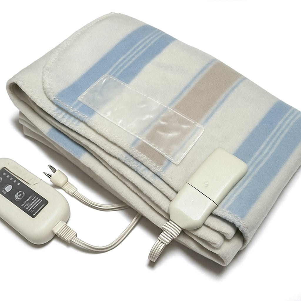 USB Heizdecke gefaltet mit Controller und Kabel · LuxeStyle CH