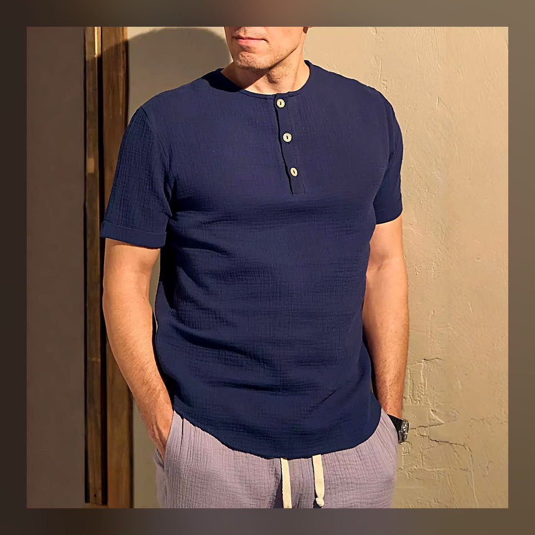 LuxeStyle-Edit · Herren-Sommershirt «Breeze» – leicht & atmungsaktiv