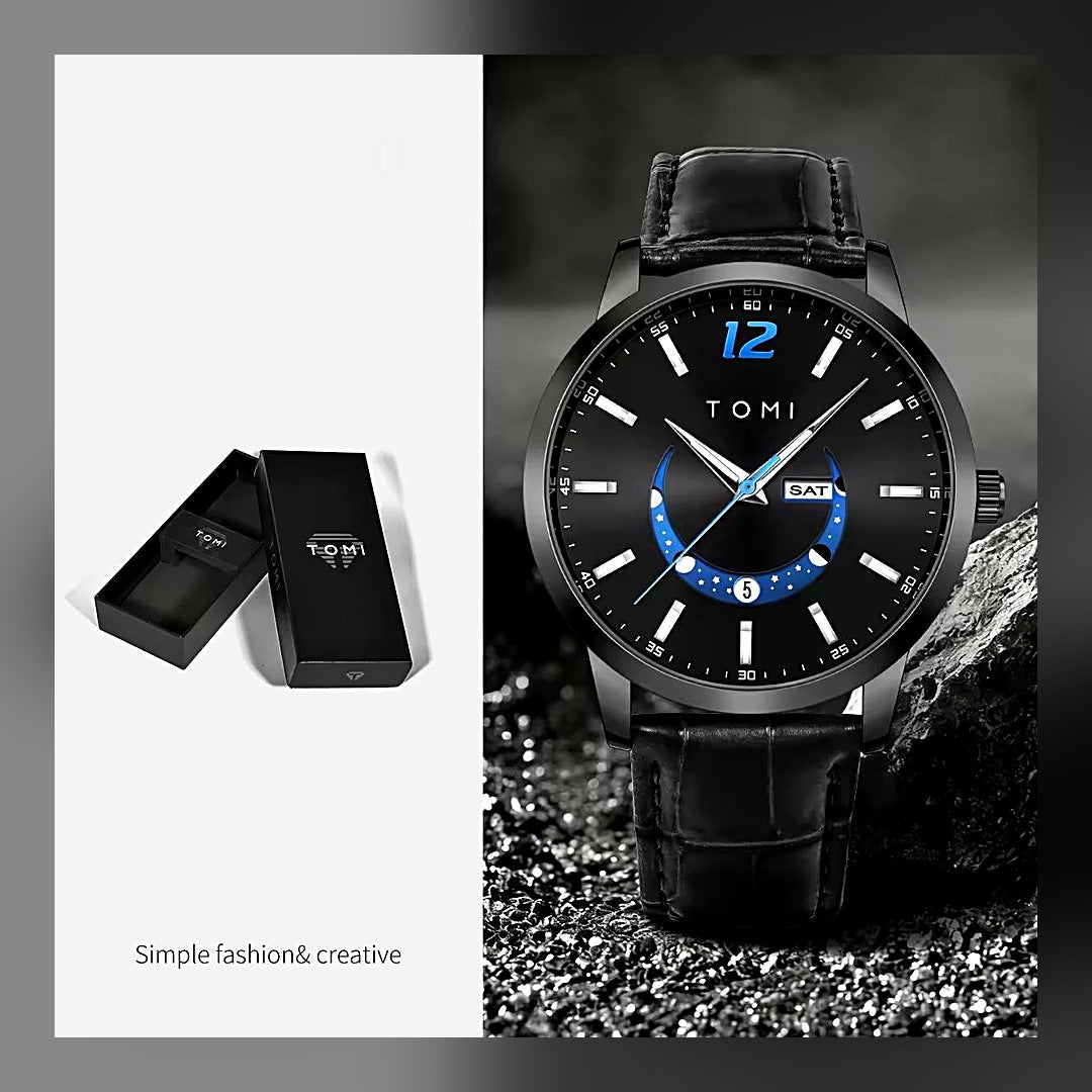 LuxeStyle-Edit · Herrenuhr «Executive» – Business Quarz