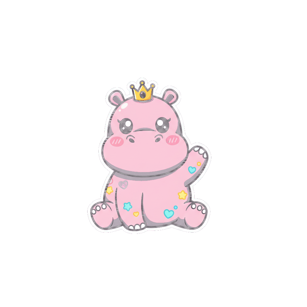 Sticker «Hippo»