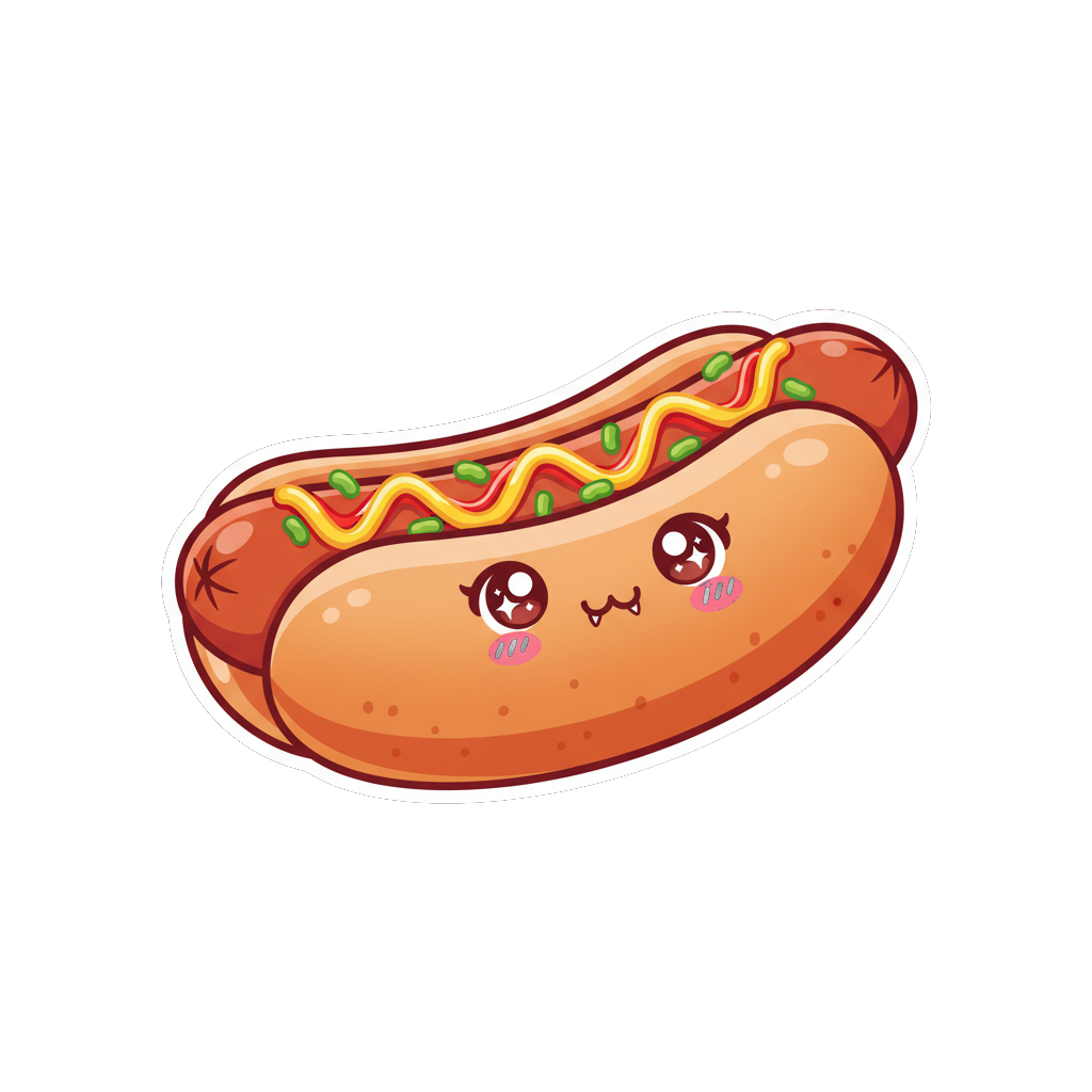 Sticker «Hotdog»
