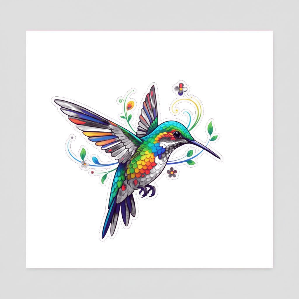 Sticker «Hummingbird»