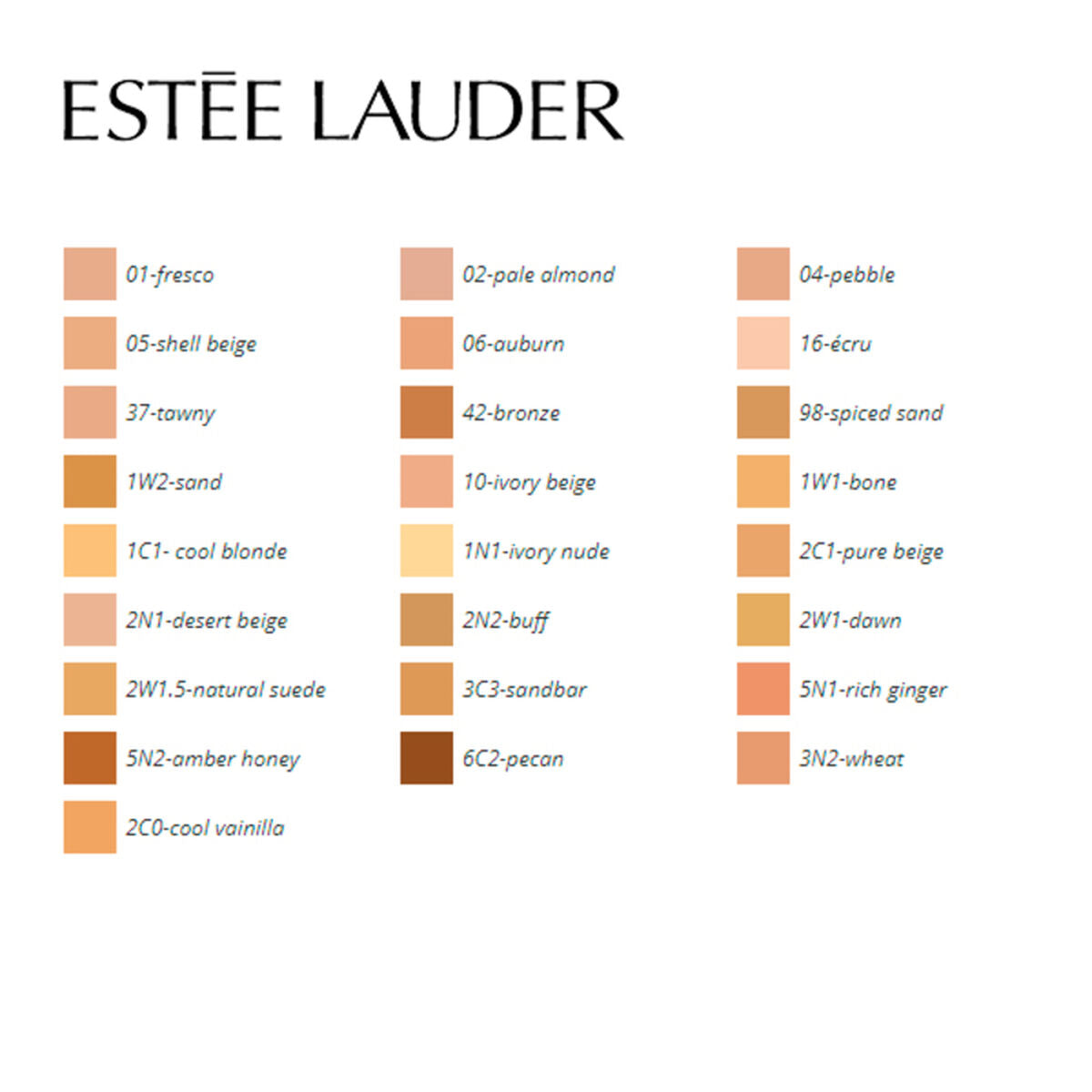 Fluid Makeup Basis Estee Lauder Double Wear Nº 98-Spiced Sand Spf 10 30