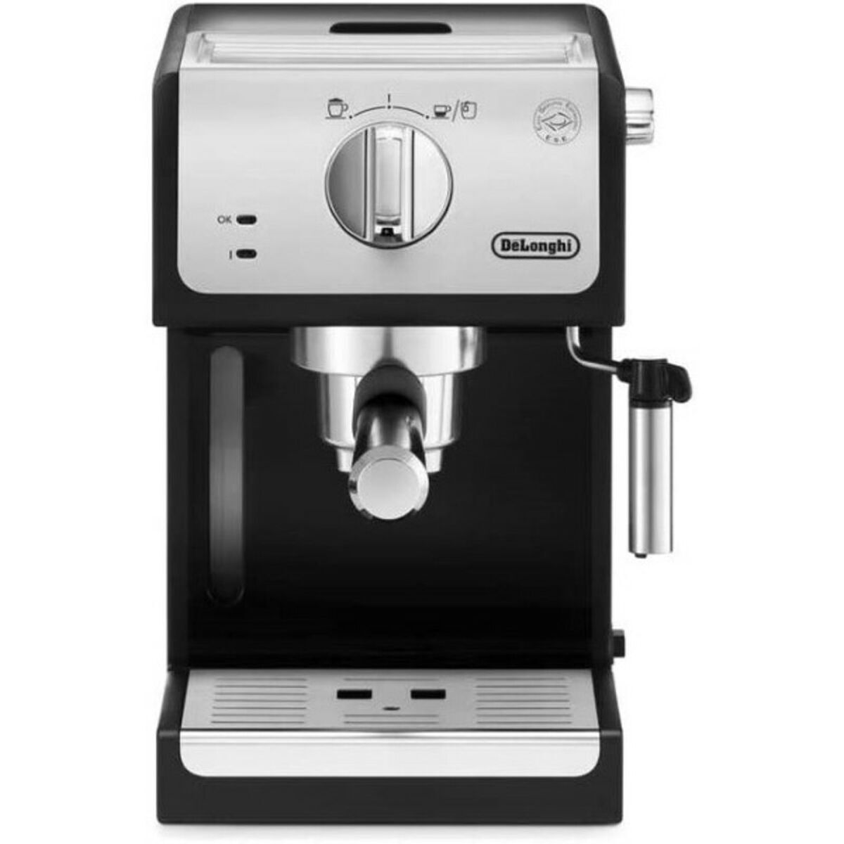 Manuelle Express-Kaffeemaschine DeLonghi DO745MF Schwarz Grau noir 110