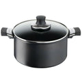 Topf mit Deckel Tefal EXCELLENCE 20CM Ø 20 cm 2,8 L Schwarz Aluminium