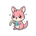 Sticker «Kangaroo»