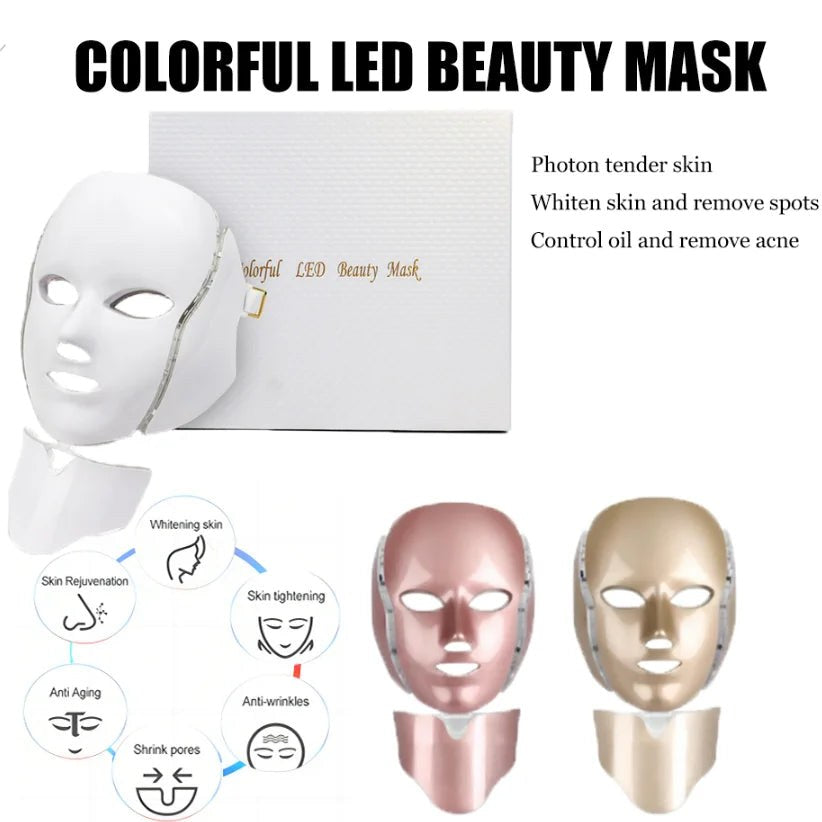 LED-Lichttherapie-Maske · 7 Farben – LuxeStyle Schweiz