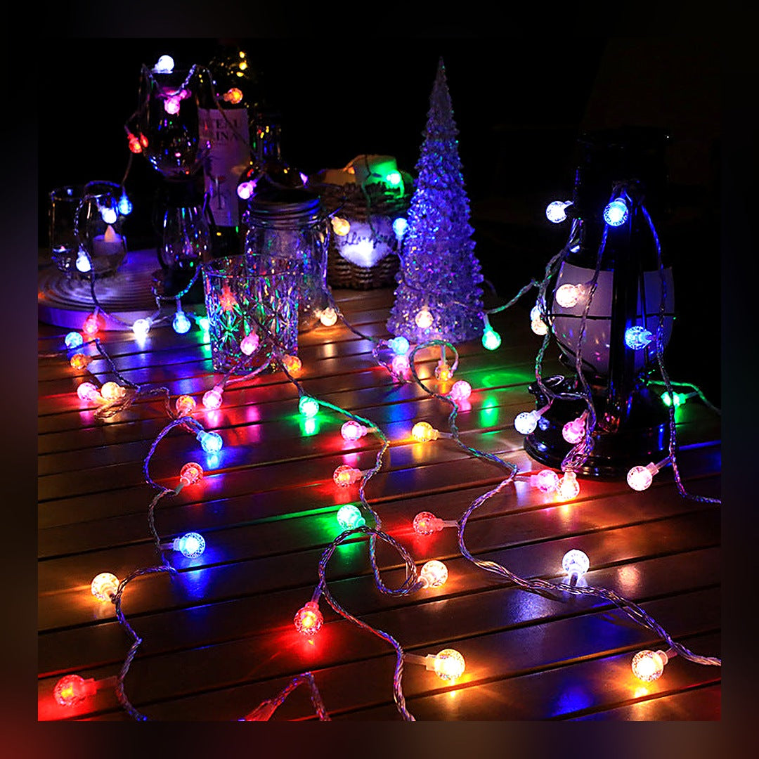 LuxeStyle-Edit · LED Solar-Lichterkette XL – 8 Leuchtmodi, wetterfest für Garten & Balkon