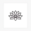 Sticker «Lotus Zen»