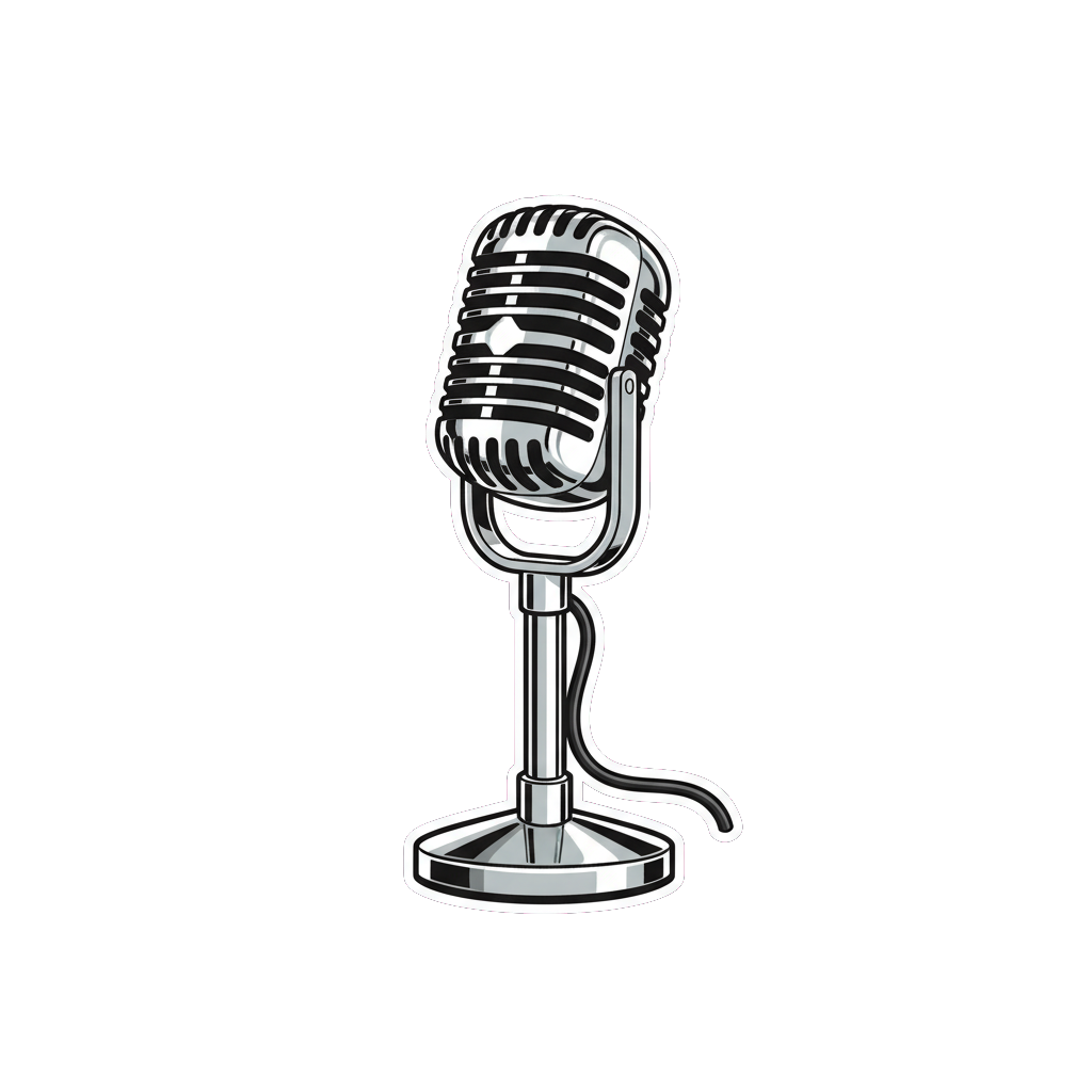 Sticker «Microphone»