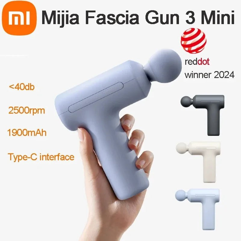 Mini-Massagepistole · Akku 4 Aufsätze – LuxeStyle Schweiz