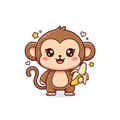 Sticker «Monkey»