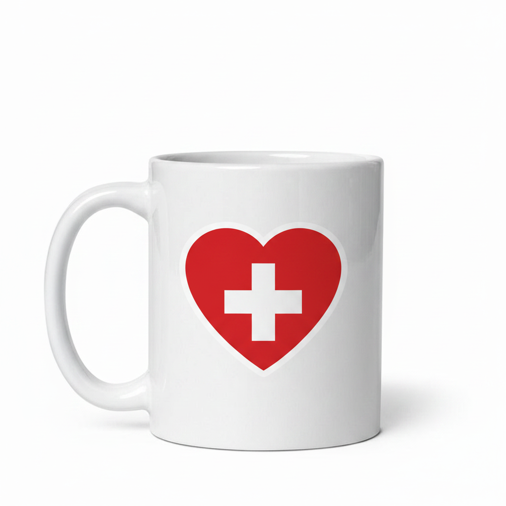Tasse «swiss-flag-heart»