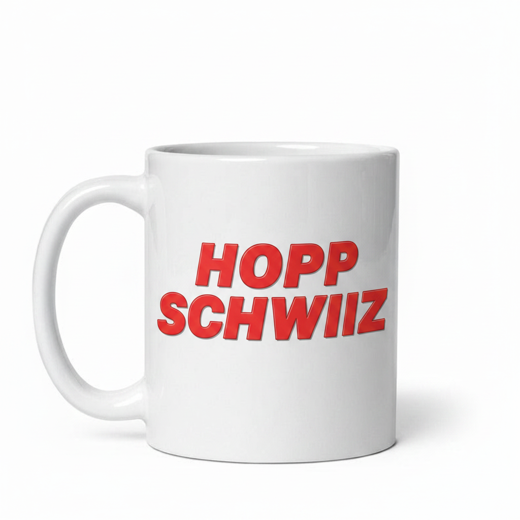 Tasse «text-hoppschwiiz»