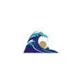 Sticker «Ocean Wave»