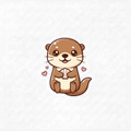 Sticker «Otter»