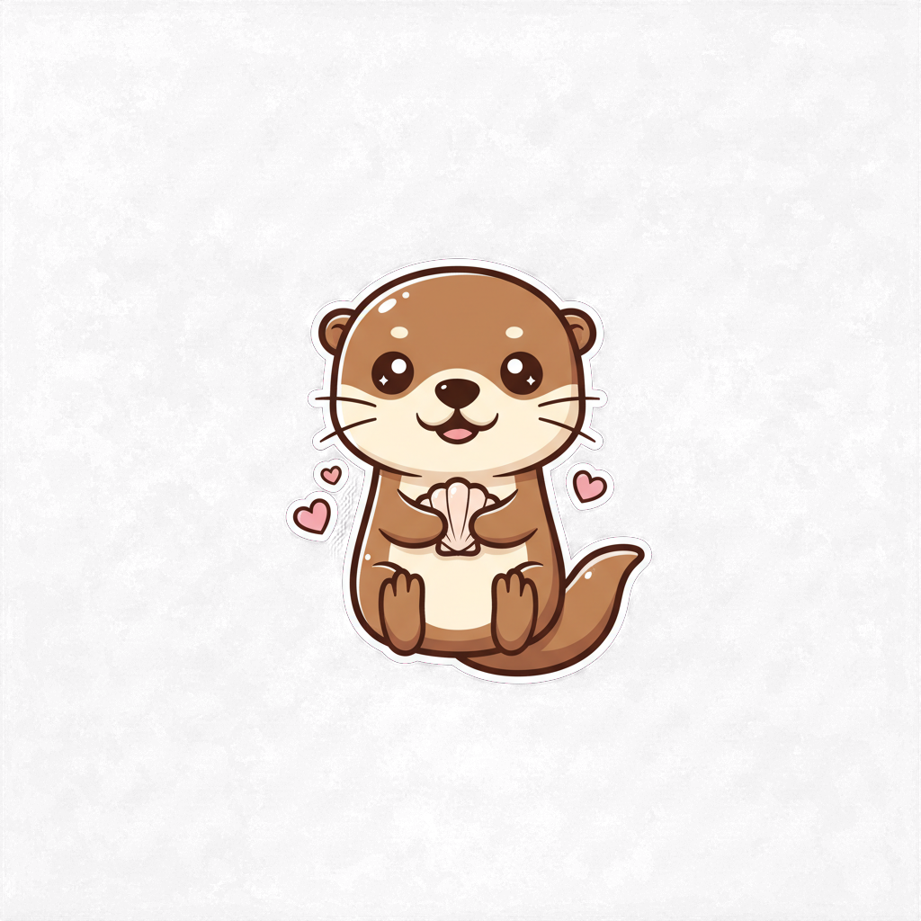 Sticker «Otter»