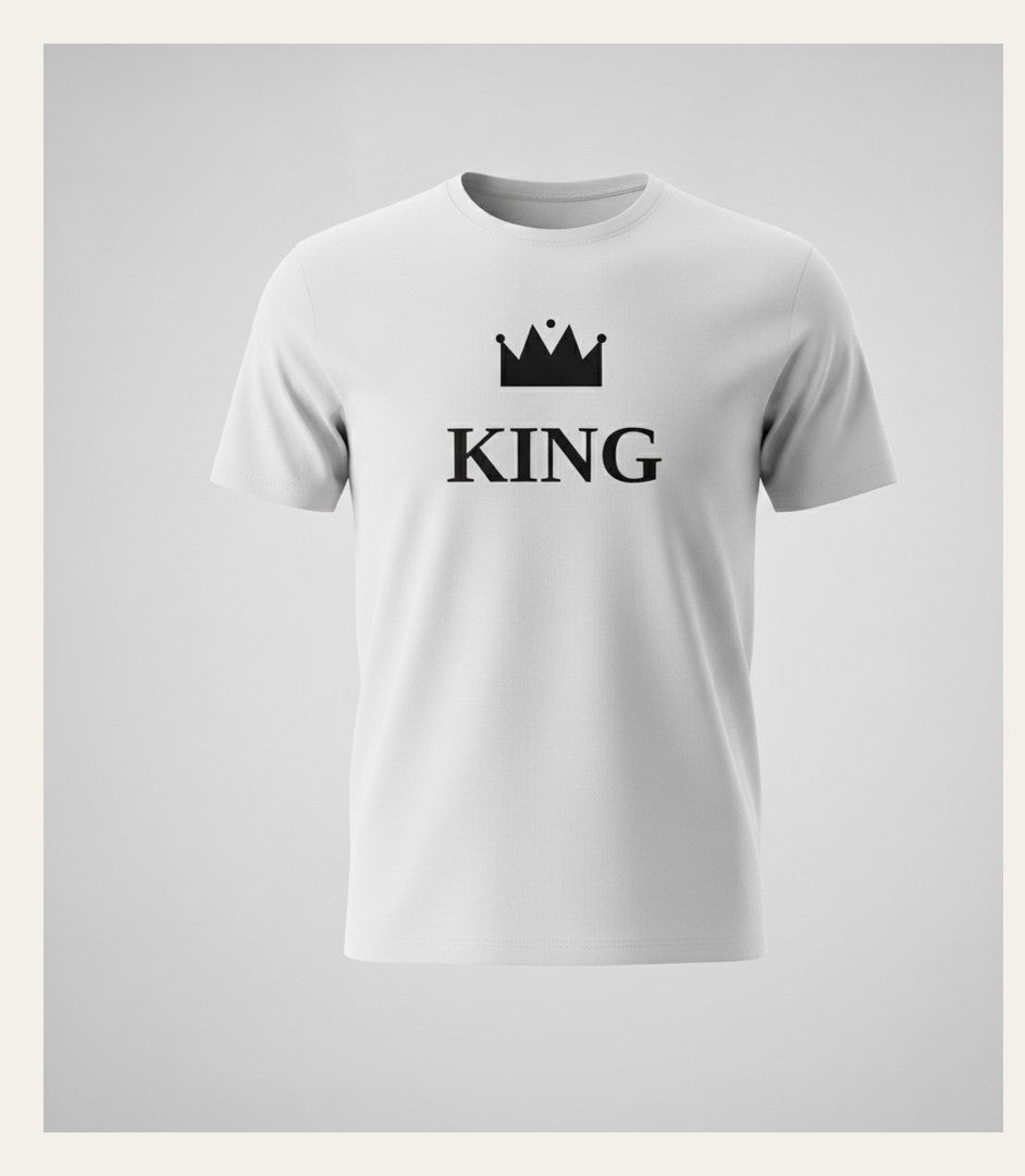LuxeStyle King & Queen Partner-Shirts · Couple T-Shirts 👑 – Bild 1 – LuxeStyle Schweiz