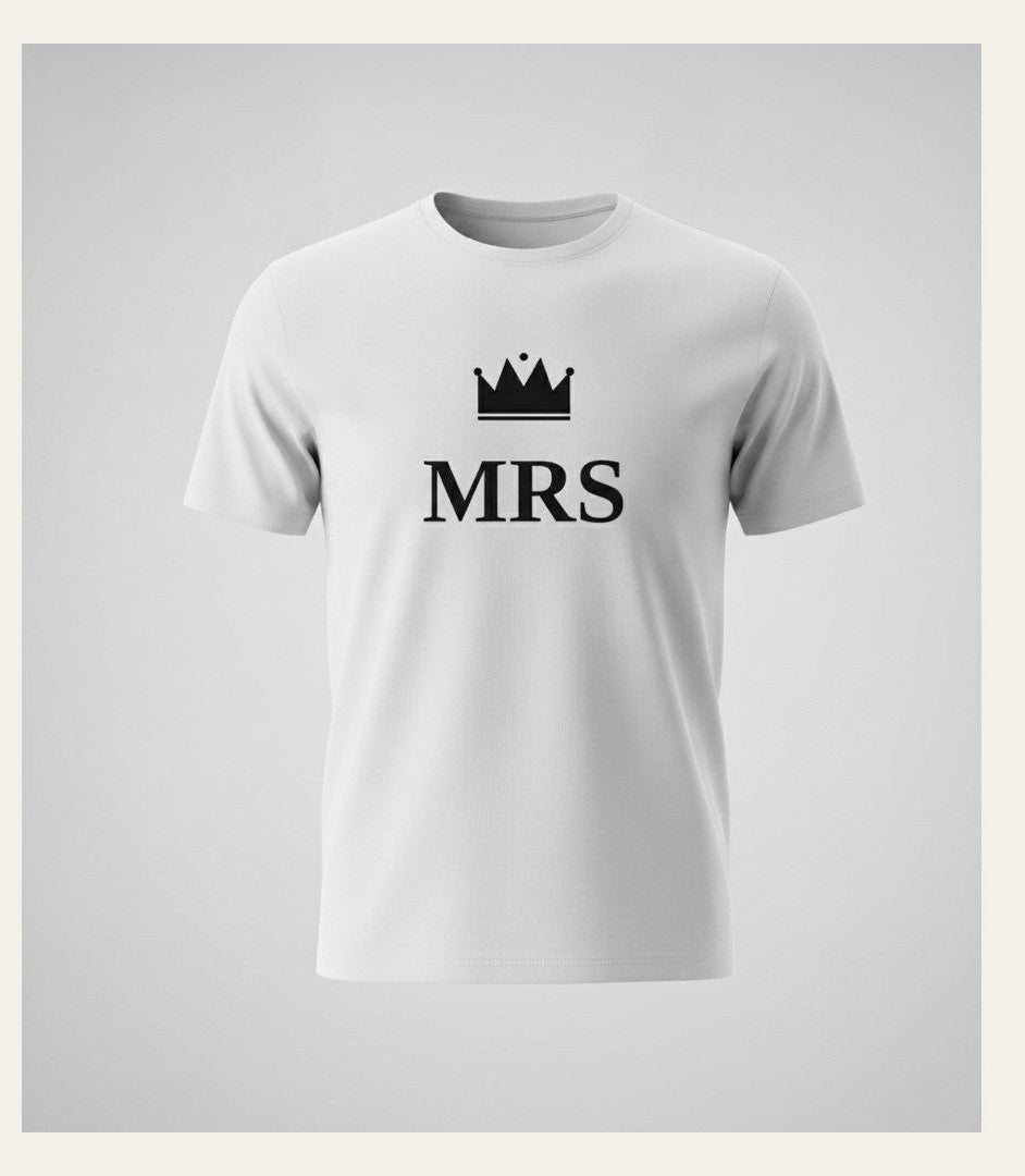 LuxeStyle Mr & Mrs Partner-Shirts · Couple T-Shirts zur Hochzeit 💍 – Bild 2 – LuxeStyle Schweiz