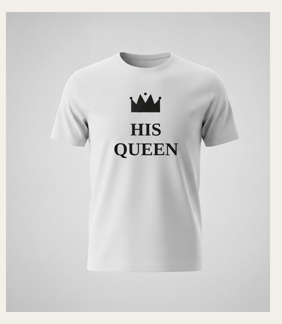 LuxeStyle Her King & His Queen Partner-Shirts · Couple T-Shirts 👑 – Bild 2 – LuxeStyle Schweiz