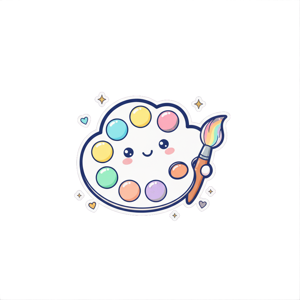 Sticker «Paint Palette»