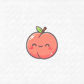 Sticker «Peach»