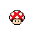 Sticker «Pixel Mushroom»