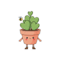 Sticker «Plant Pot»